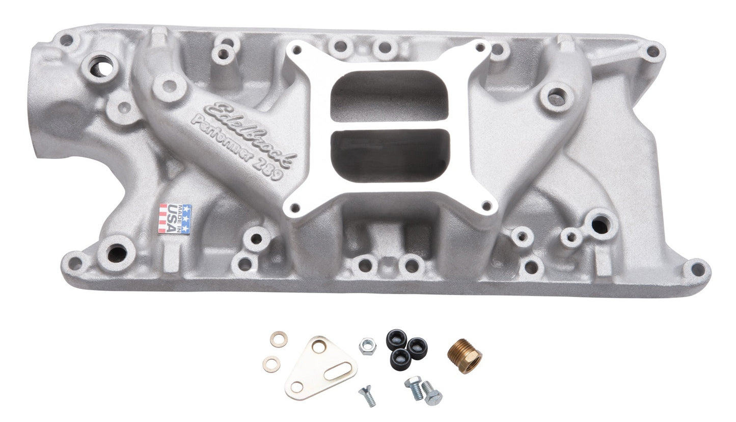 EDELBROCK INTAKE MANIFOLD,PERFORMER,NON-EGR,1962-01 FORD 289/302