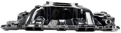 EDELBROCK INTAKE MANIFOLD,PERFORMER EPS,55-86 SBC,BLACK PLASMA COATED