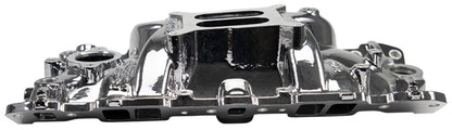 EDELBROCK INTAKE MANIFOLD,PERFORMER EPS,55-86 SBC,CHROME PLASMA COATED