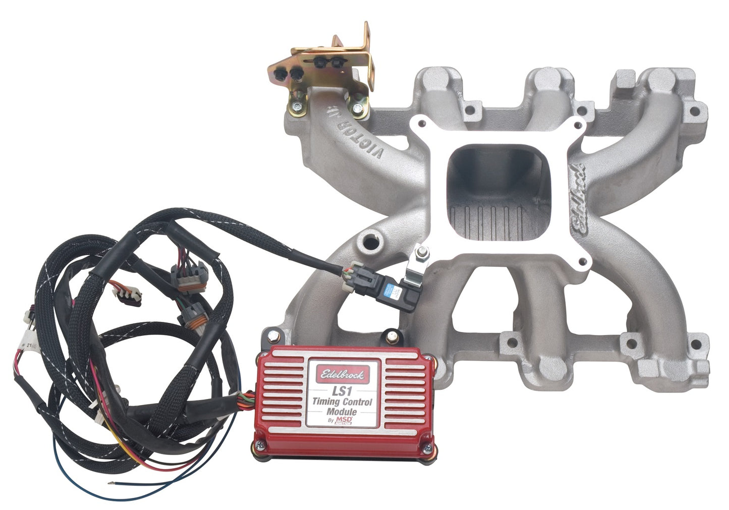 MANIFOLD, KIT, LS1 CATHEDRAL PORT, CARBURETED W/ IGN. CTRL, VICTOR JR