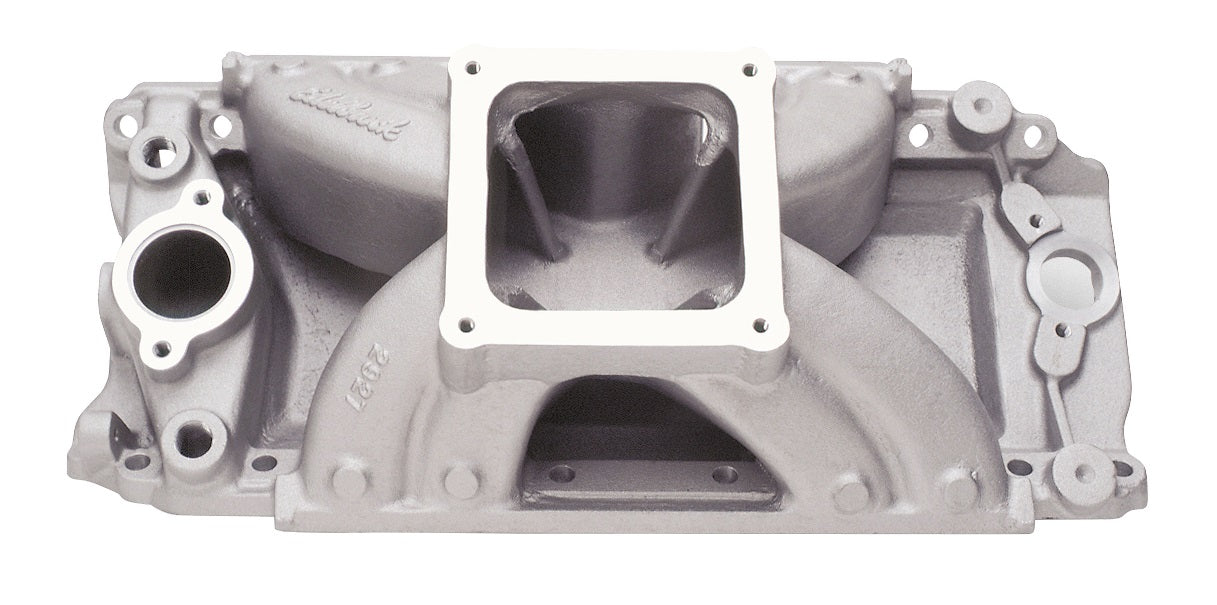 MANIFOLD, 1965-00 BB CHEVY, RECT PORT, SUPER VICTOR, 4500 FLANGE