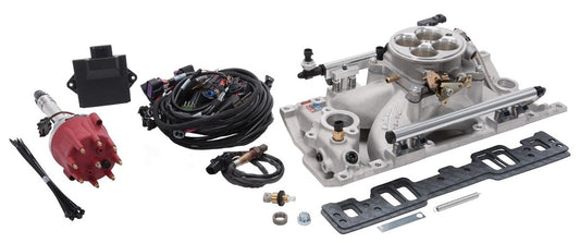 PRO-FLO 4 EFI KIT FOR SMALL-BLOCK CHEVY WITH VORTEC/E-TEC CYLINDERINDER HEADS