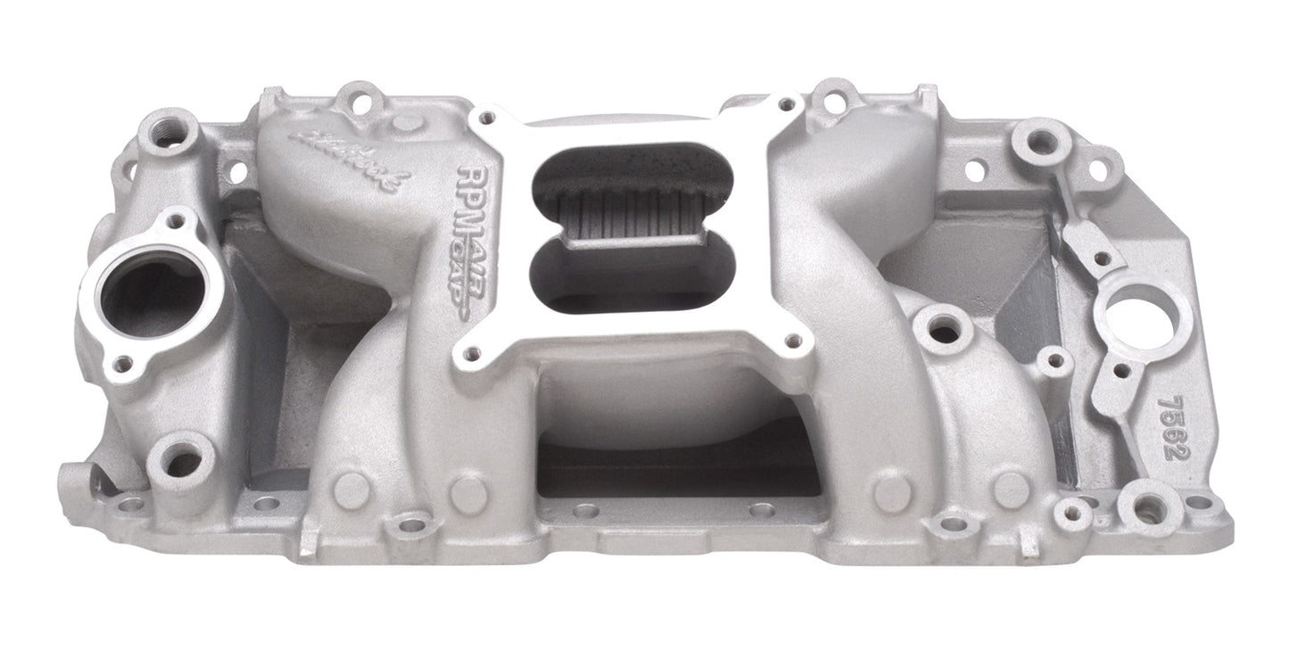 MANIFOLD; 1965-00 BB CHEVY 395-454, RECT PORT, RPM AIR-GAP