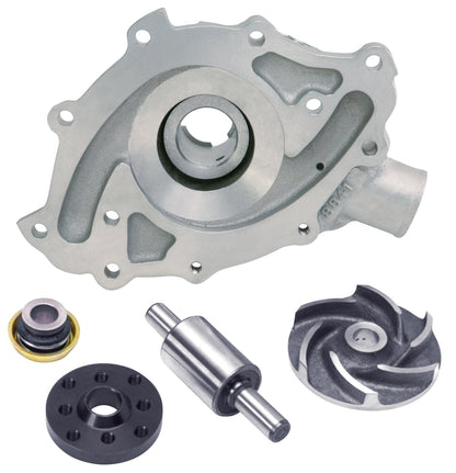 EDELBROCK WATER PUMP,SB FORD,65-68 289,68-69 351W,SATIN