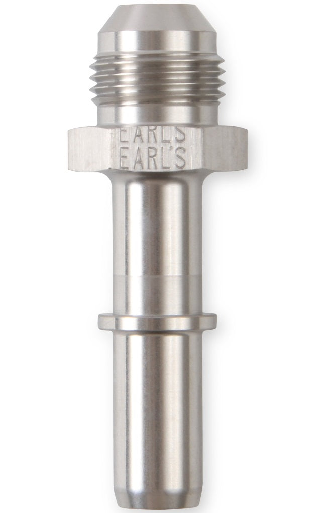 ADAPTER,1/2" PUSH-IN>-8AN MALE,STAINLESS
