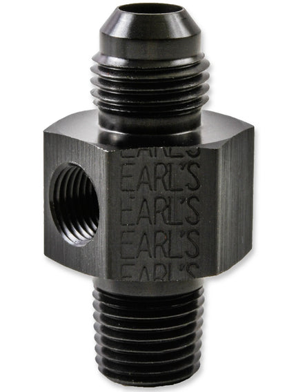 FUEL PRESSURE FTG,3/8 NPT MALE>6AN MALE