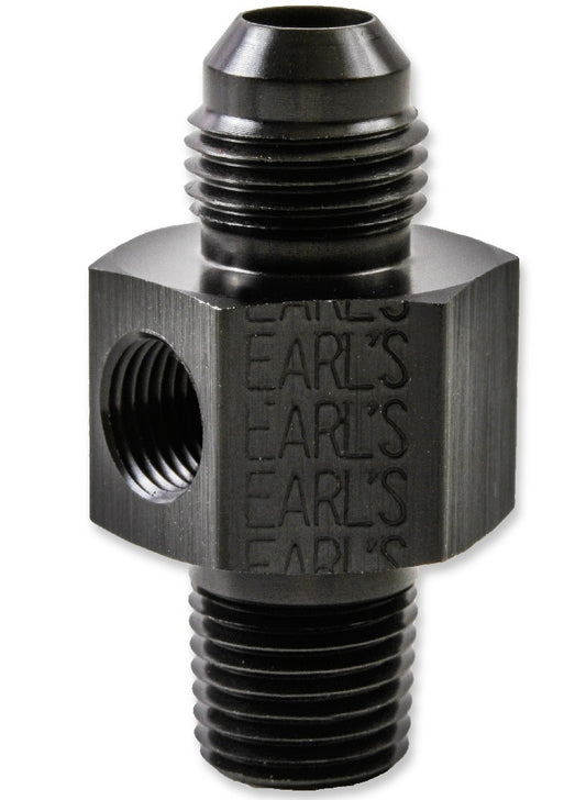 FUEL PRESSURE FTG,3/8 NPT MALE>6AN MALE