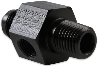 FUEL PRESSURE FTG,3/8 NPT MALE>6AN MALE