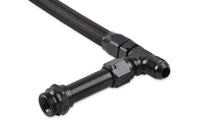 DUAL LINE,4150 ULTRA XP,BRAIDED,BLACK,9 3/4"C-C,-6AN INLET