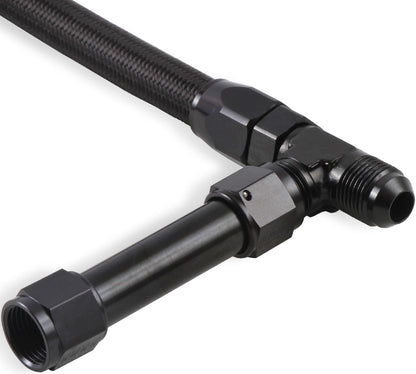 DUAL LINE,4150 ULTRA XP,BRAIDED,BLACK,9 3/4"C-C,-8AN INLET