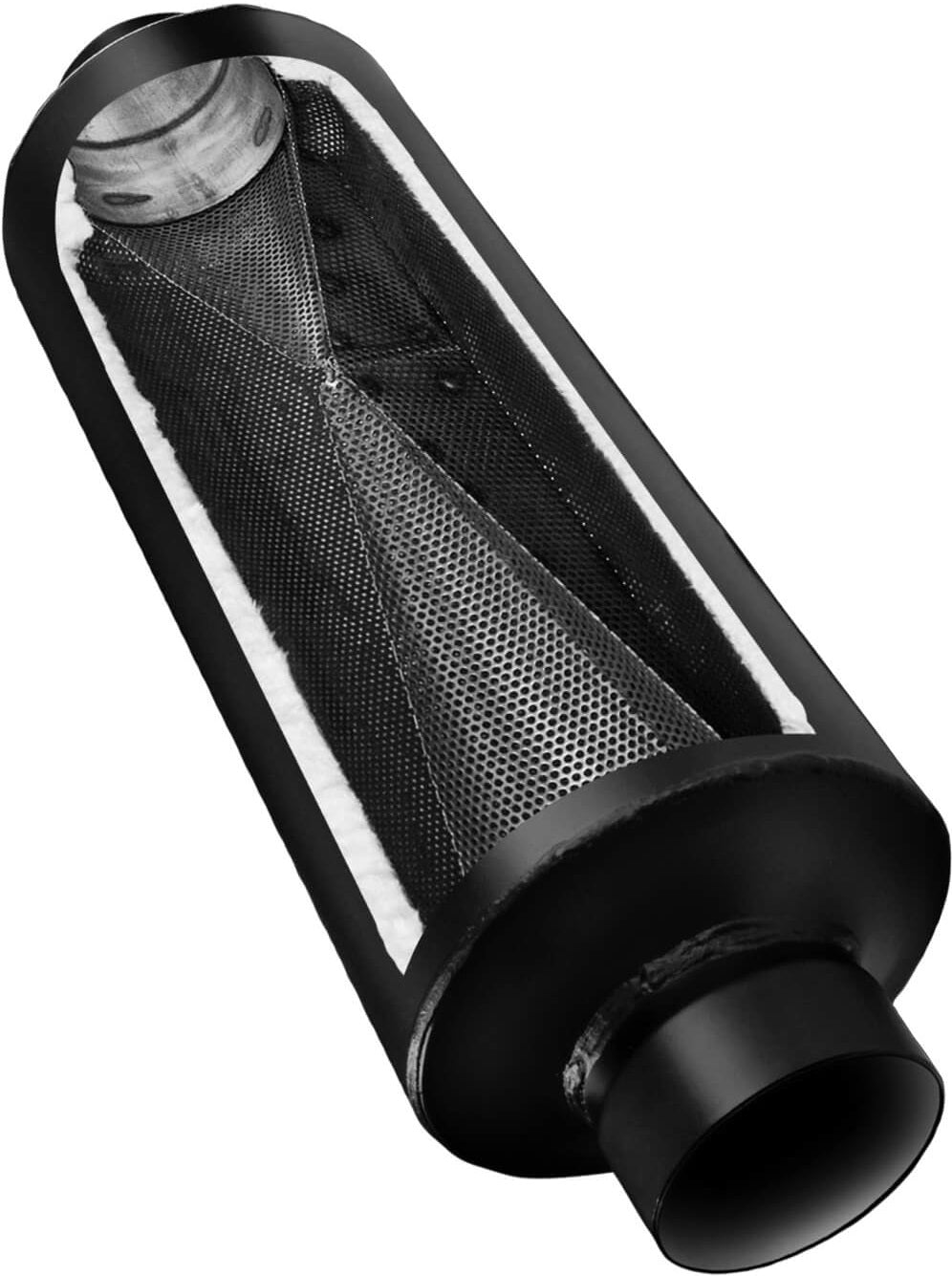 PRO SHORTY MUFFLER,3" IN/OUT,12",409S