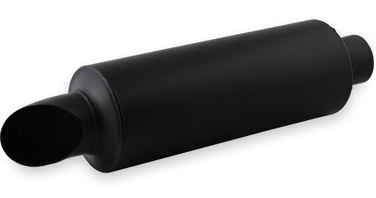 PRO MUFFLER,3" CENTER IN,3 1/2" TURN DOWN OUT