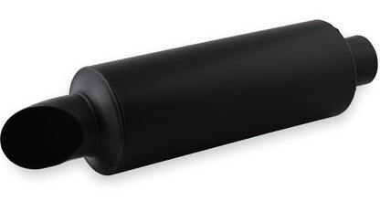 PRO MUFFLER,3" CENTER IN,3 1/2" TURN DOWN OUT