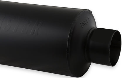 PRO MUFFLER,3" CENTER IN,3 1/2" TURN DOWN OUT
