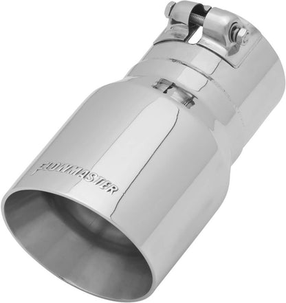 EXHAUST TIP,4",ANGLE,FOR 3" TUBE,OEM,POLISHED