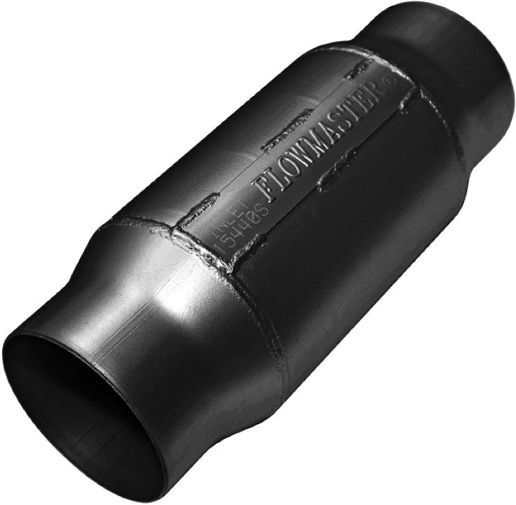 OUTLAW RACE MUFFLER,SHORT,4" CENTER IN/CENTER OUT