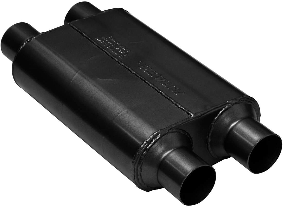 MUFFLER,40 SERIES,2.5" DUAL IN/2.5" DUAL OUT