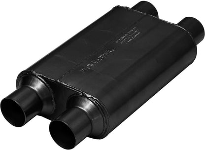 MUFFLER,40 SERIES,2.5" DUAL IN/2.5" DUAL OUT