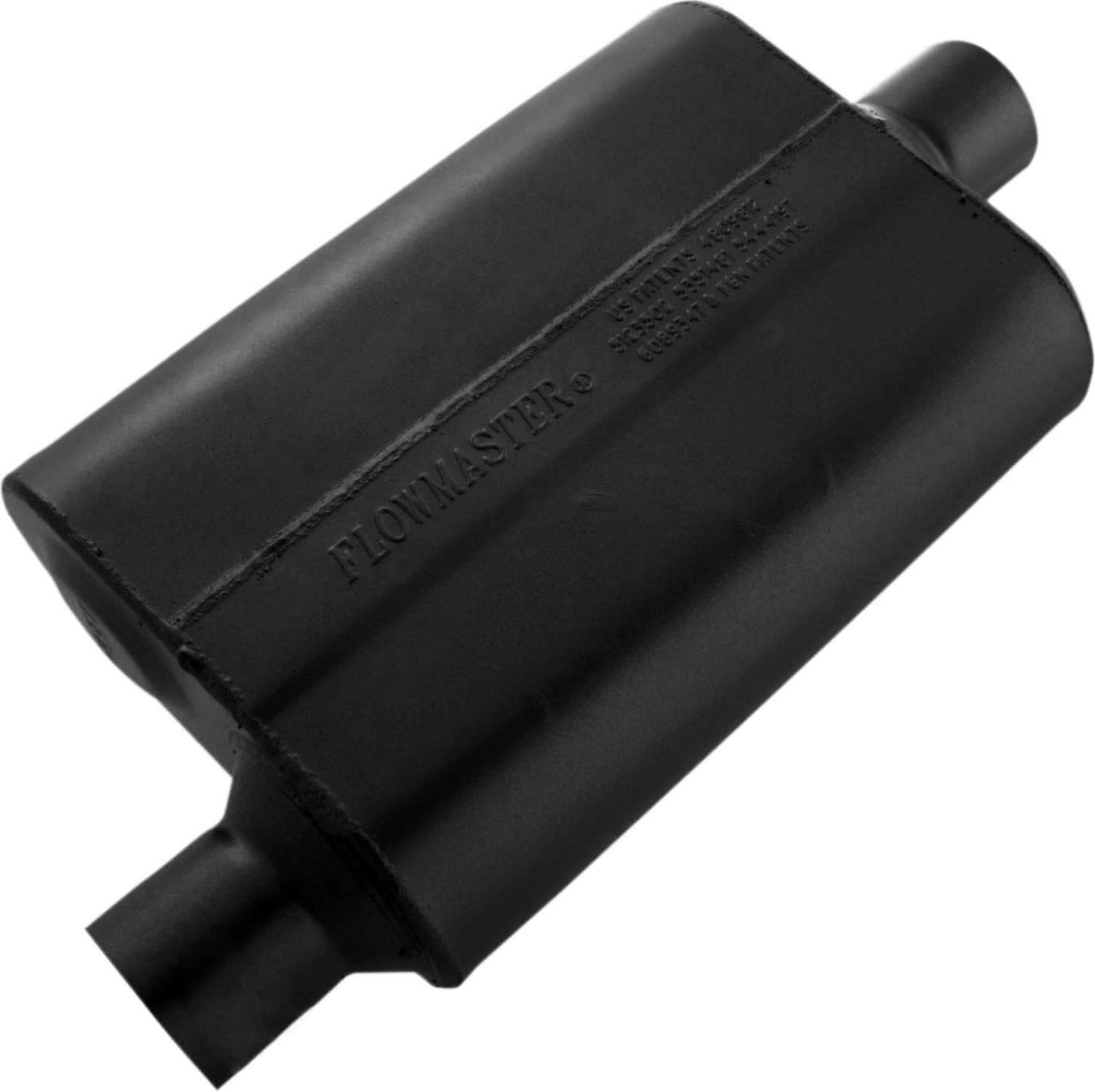 MUFFLER,40 SERIES,2.5",OFF IN/2.5" CEN OUT