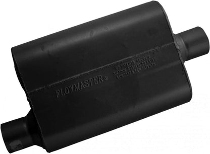 MUFFLER,40 SERIES,2.5",OFF IN/2.5" CEN OUT