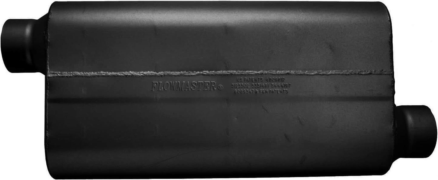 50 SERIES BB MUFFLER,3.5 OFFSET IN/OUT