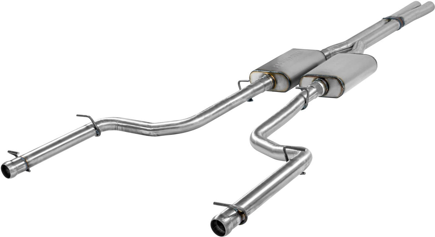 CAT-BACK EXHAUST,09-14 CHALLENGER R/T,DUAL OUT REAR