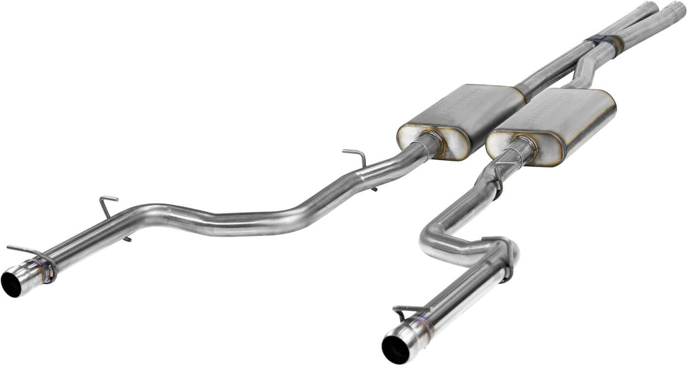 CAT-BACK EXHAUST,15-16 CHALLENGER R/T,DUAL OUT REAR