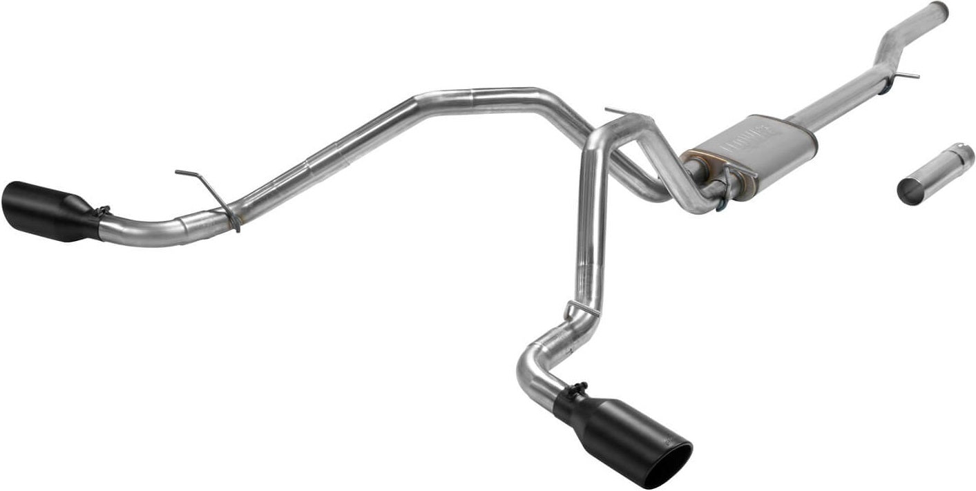 CAT-BACK EXHAUST,14-19 GM 1500 CREW,DOS