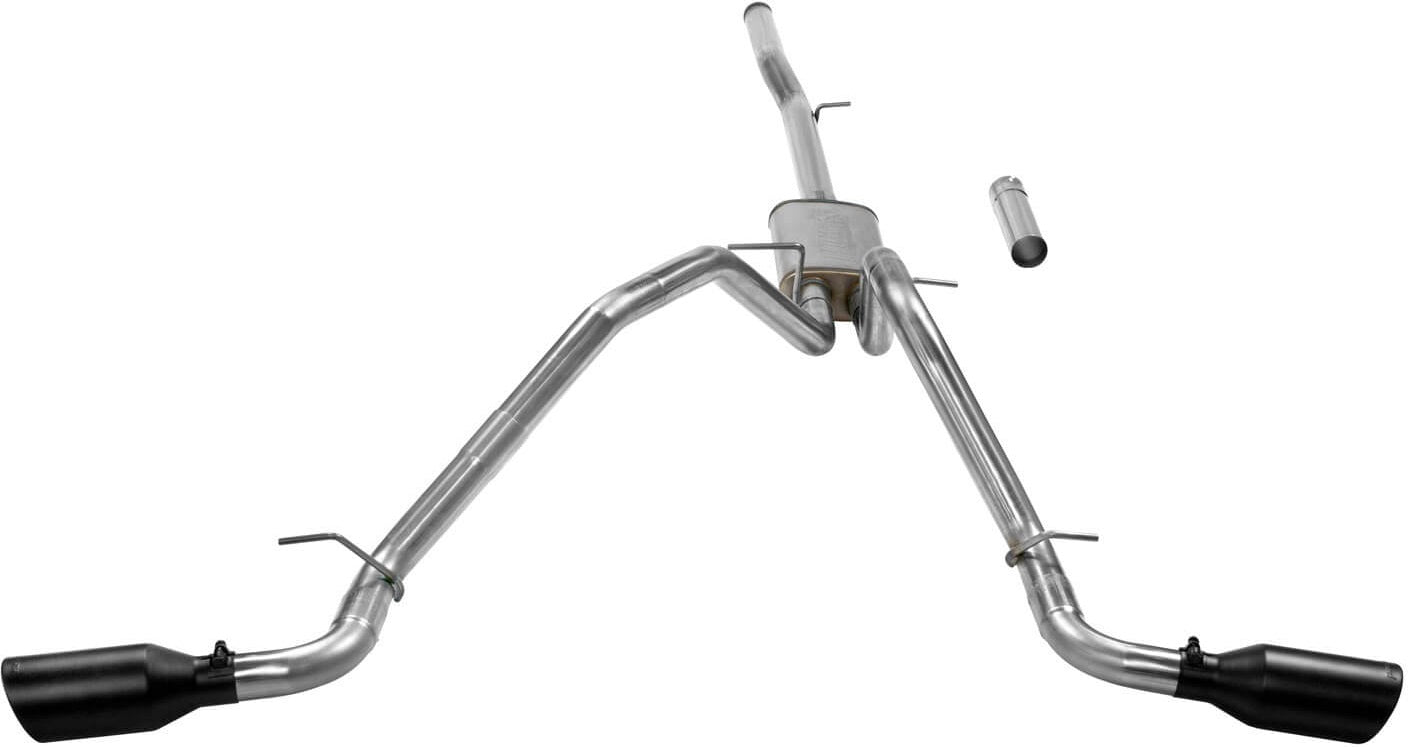 CAT-BACK EXHAUST,14-19 GM 1500 CREW,DOS