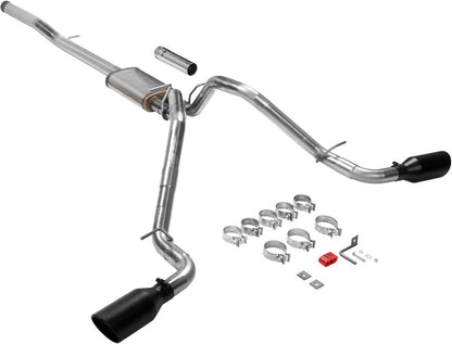 CAT-BACK EXHAUST,14-19 GM 1500 CREW,DOS