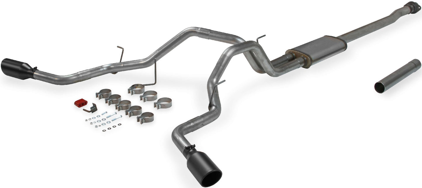 CAT-BACK EXHAUST,09-14 FORD F-150,DOS