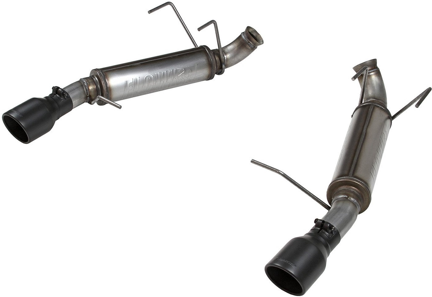 FLOWFX AXLE-BACK EXHAUST,11-14 MUSTANG V6,DUAL OUT REAR