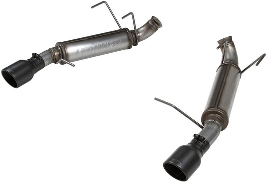FLOWFX AXLE-BACK EXHAUST,11-14 MUSTANG V6,DUAL OUT REAR
