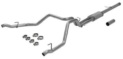 FLOWFX CAT-BACK EXHAUST,DUAL OUT REAR,19-21 GM TRUCK,6.2L