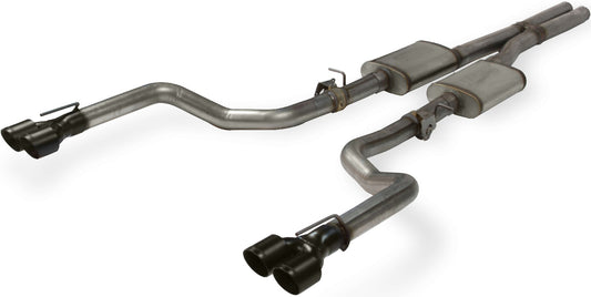 CAT-BACK EXHAUST,15-20 CHALLENGER SRT,DUAL OUT REAR