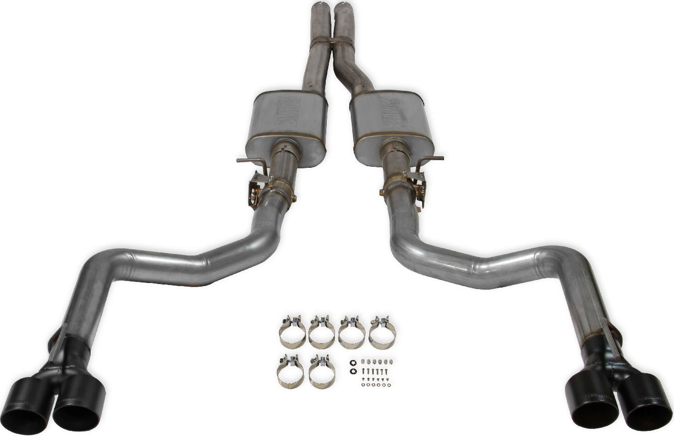 CAT-BACK EXHAUST,15-20 CHALLENGER SRT,DUAL OUT REAR