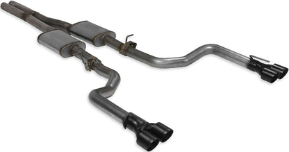 CAT-BACK EXHAUST,15-20 CHALLENGER SRT,DUAL OUT REAR