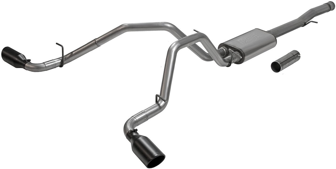 FLOWFX CAT-BACK EXHAUST,DOS,11-18 GM 1500,6.2L