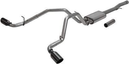 FLOWFX CAT-BACK EXHAUST,DOS,11-18 GM 1500,6.2L