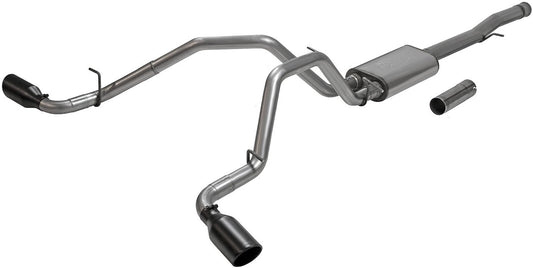 FLOWFX CAT-BACK EXHAUST,DOS,11-18 GM 1500,6.2L