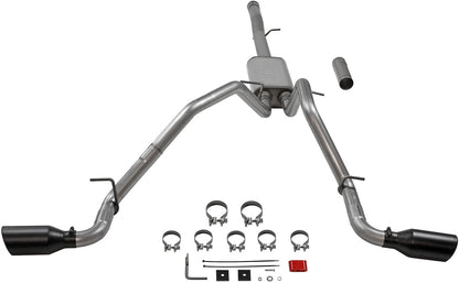 FLOWFX CAT-BACK EXHAUST,DOS,11-18 GM 1500,6.2L