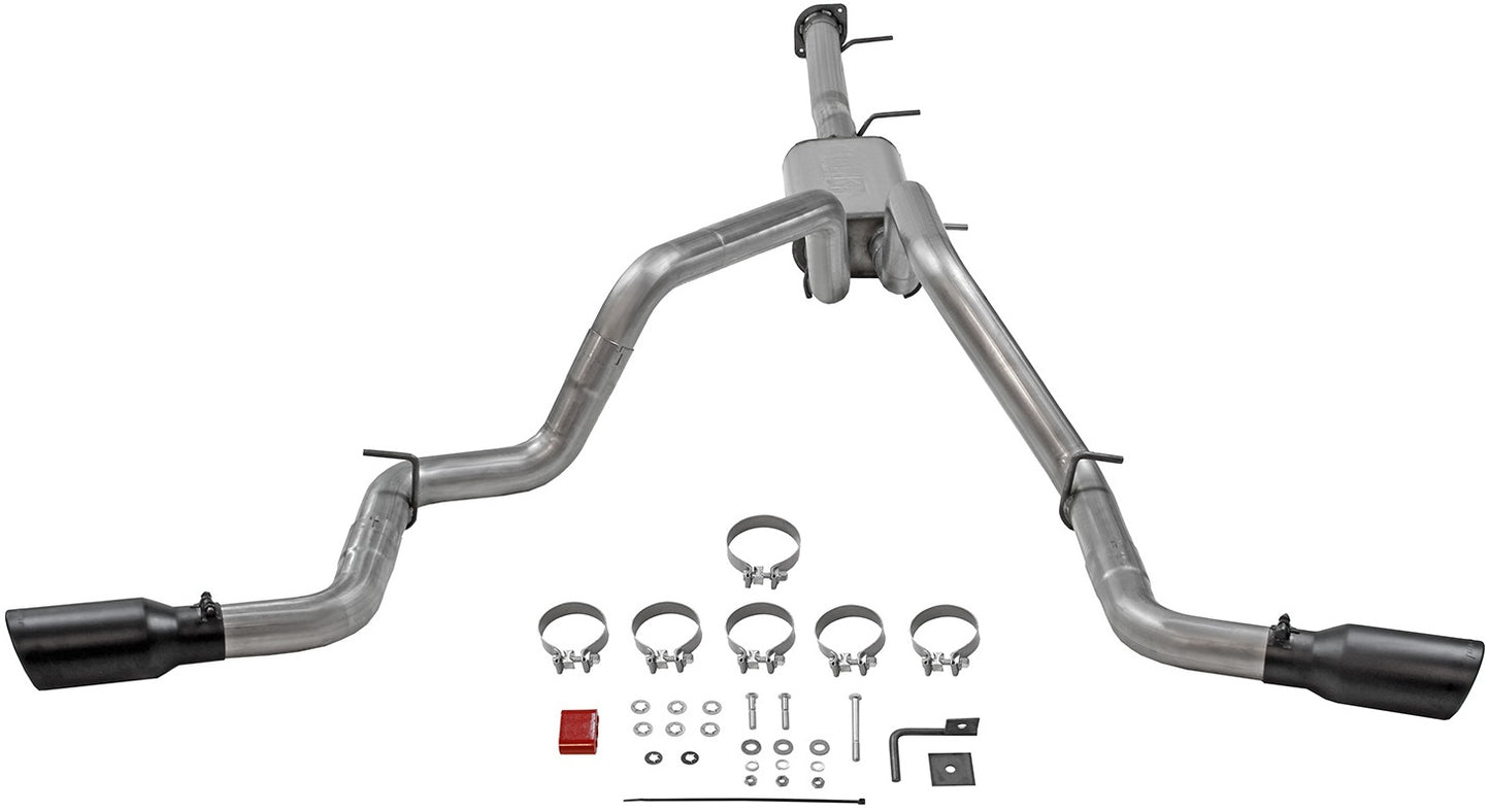 FLOWFX CAT-BACK EXHAUST,DOS,20-22 GM 2500HD,3500HD,6.6L