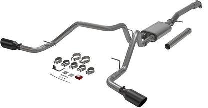 FLOWFX CAT-BACK EXHAUST,19-23 GM 1500 2.7L,DOS