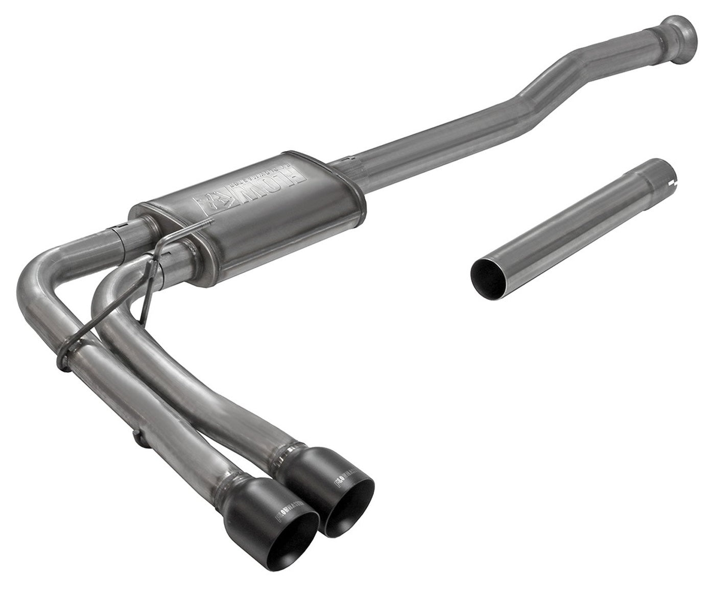 FLOWFX CAT-BACK EXHAUST,DOSS,21-22 F-150,2.7L,3.5L,5.0L