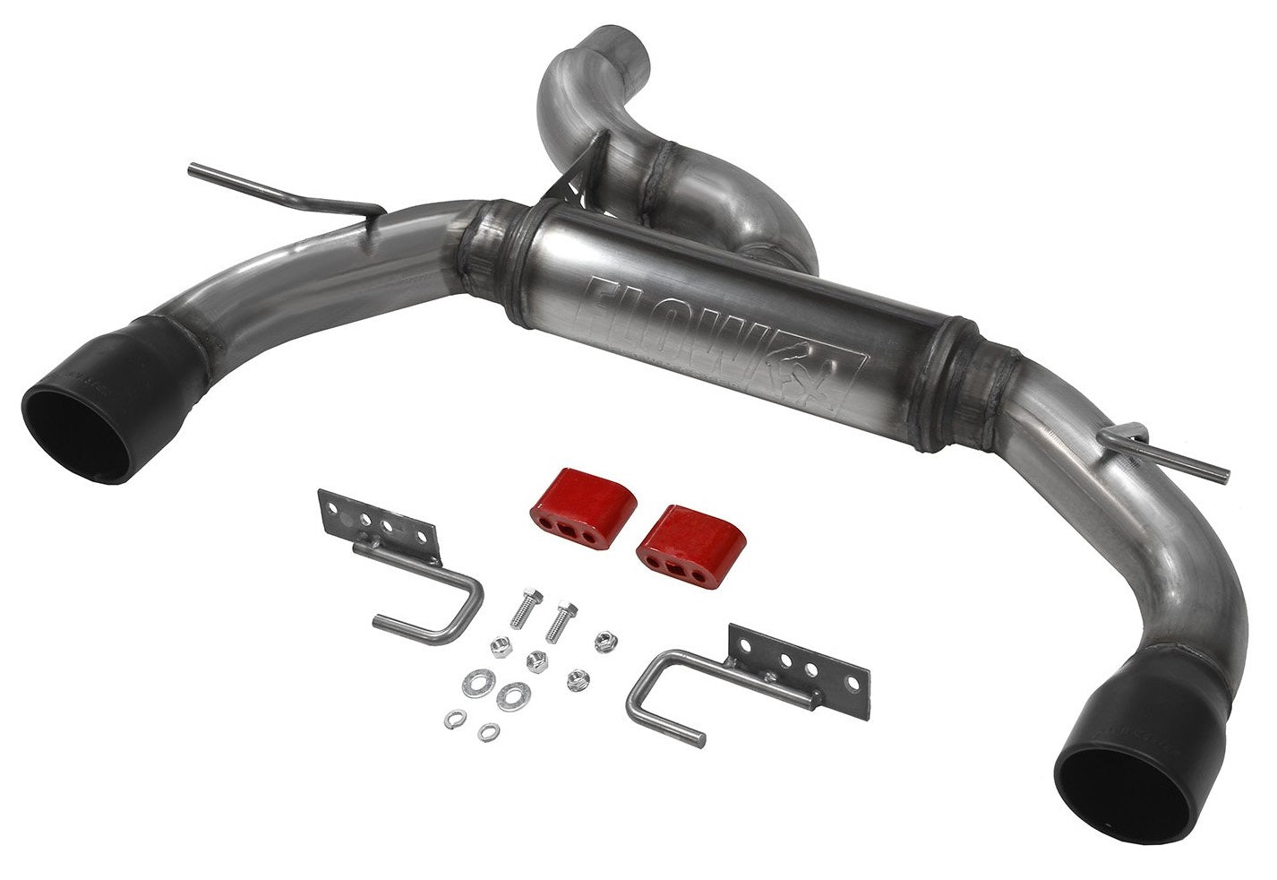 FLOWFX AXLE-BACK EXHAUST,DUAL OUT REAR,21-22 BRONCO,2.3L,2.7L