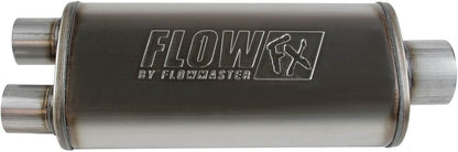 MUFFLER,FLOWFX,3.5" CEN IN/2.5" DUAL OUT