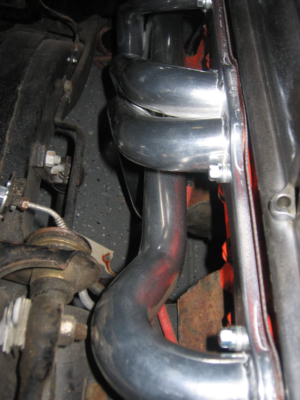 HEADER,SBC,1 5/8,64-74 CHEVY,LONG,CERAMIC COATED