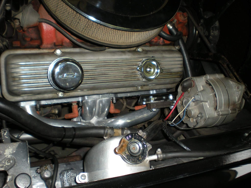 HEADER,SBC,1 5/8,57-74 CORVETTE,SHORTY,CERAMIC COATED