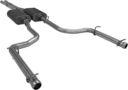 CAT-BACK EXHAUST,AMERICAN THUNDER,09-14 CHALLENGER RT,STAINLESS STEEL