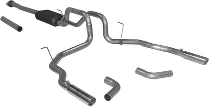 CAT-BACK EXHAUST,11-14 F150 ECO,3.5,STAINLESS STEEL,DOR/S